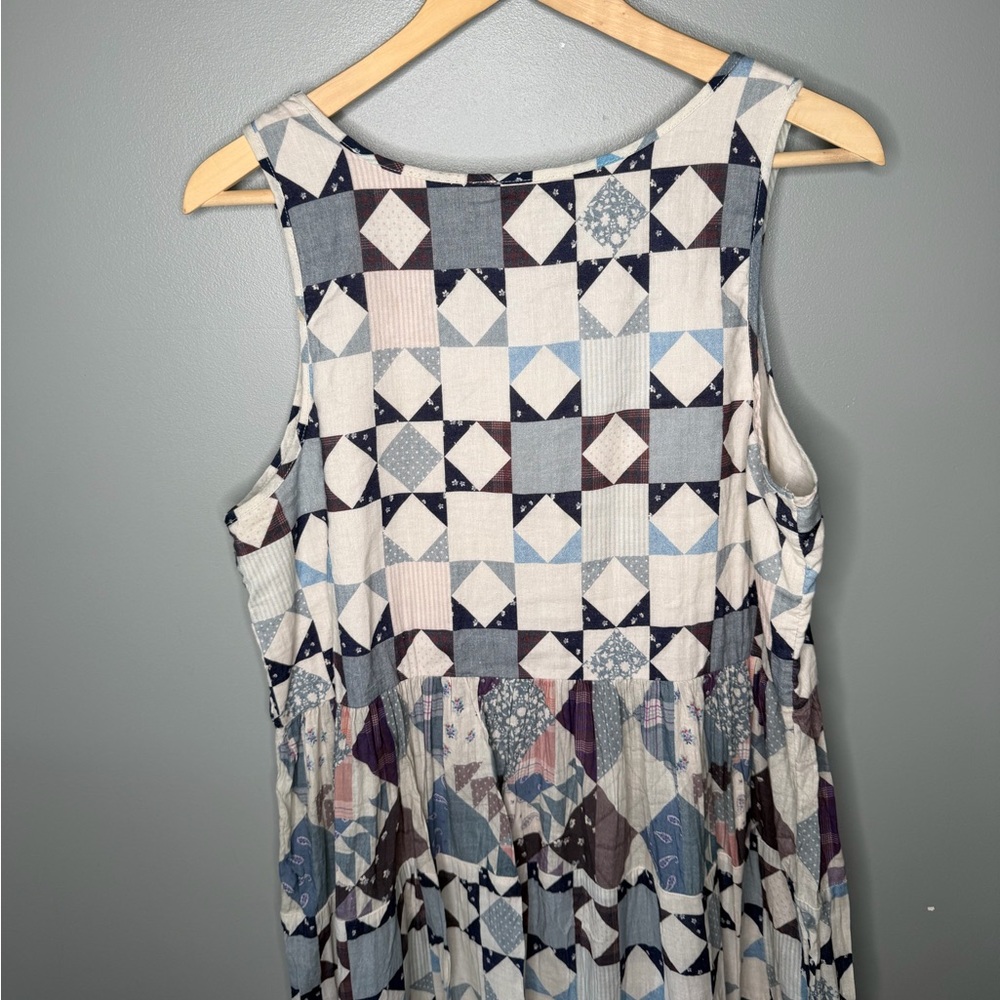 NWT Lucky Brand x Laura Ashley Patchwork Mini Dress - Picture 8 of 12